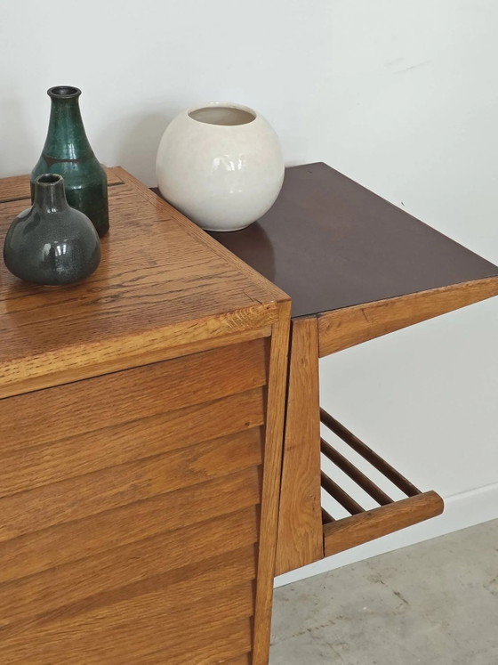 Storage chest for blankets or toys bar by Dyha Czech Republic 60, Storage cabinet, Wood, Mid Century Modern (photo 21 of 40)