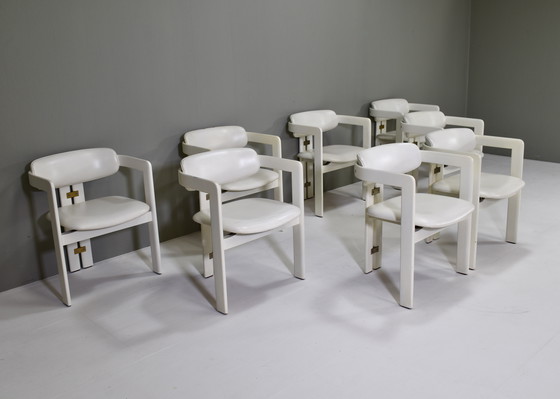 Image 1 of 8x poltrone Pamplona di Augusto Savini per POZZI, Italia 1965