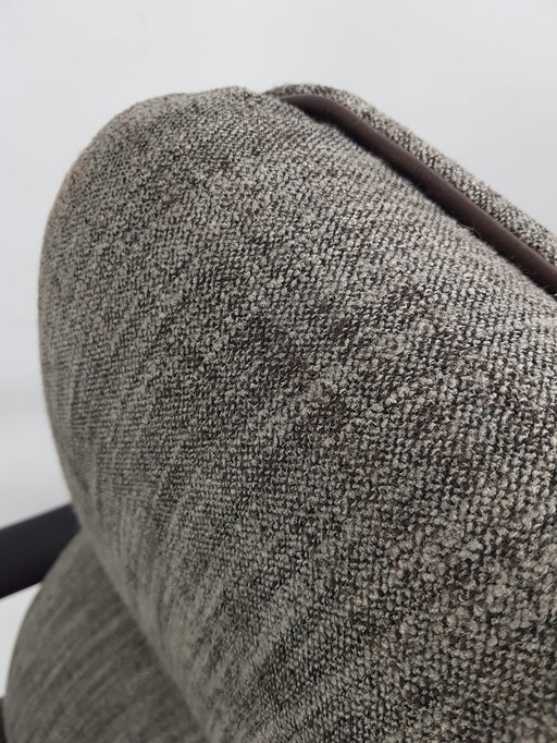 Artifort Swivel Armchair Gray Brown Melange F154