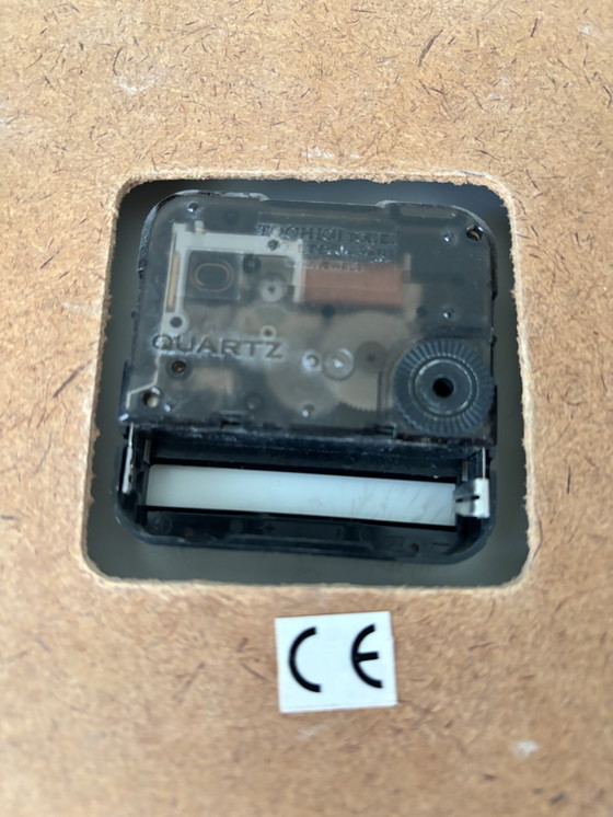 Image 1 of Grote vintage wall clock-retro klok merk Tempic