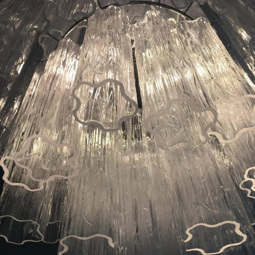 Lampadario di lusso contemporaneo con bauli in vetro di Murano