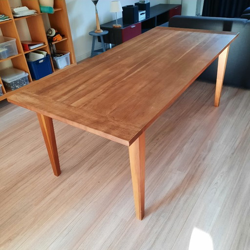 Solid Cherry Wood Dining Table (200 cm x 89 cm x 76 cm) – eettafels