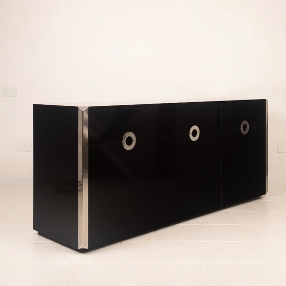 Willy Rizzo Alveo Sideboard for Mario Sabot, Italy 1970 – Wood (photo 11 of 23)