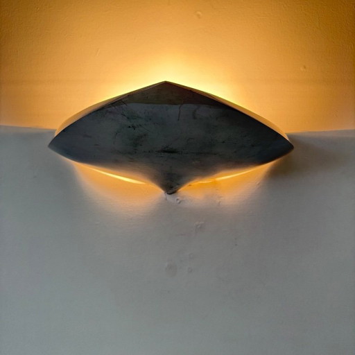 Applique moderne française en chrome poli par LG, Paris France