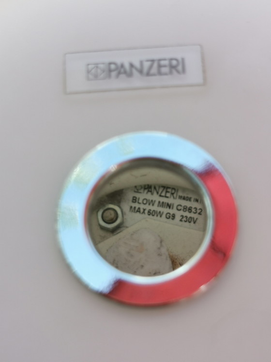 Image 1 of Paar PANZERI Vintage tafellampen