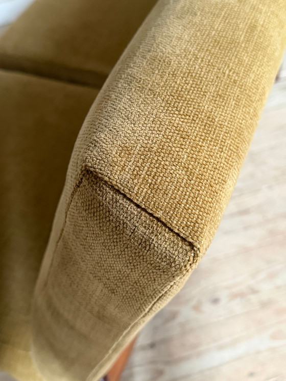 Panca scandinava vintage in velluto giallo – Divani 2 posti, Velvet, Scandinavian (photo 7 of 9)