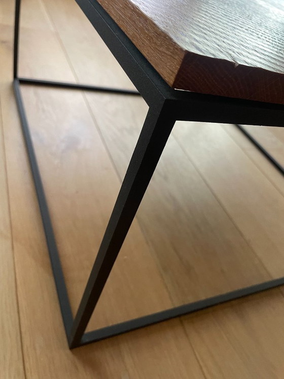 Image 1 of Linteloo Couchtisch aus Baumstämmen, entworfen von Roderick Vos – 60 x 60 cm
