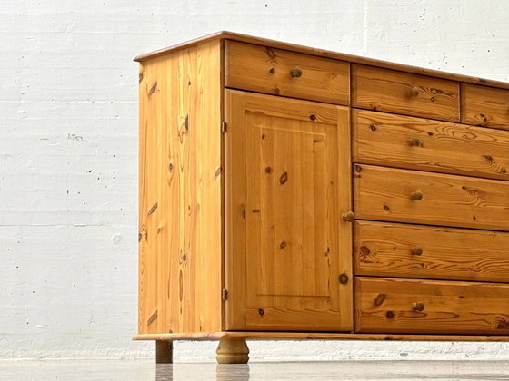 Image 1 of Elegant sideboard made of pine wood, Switzerland, 1990s