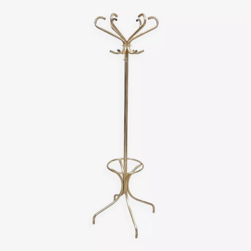 Appendiabiti vintage in metallo dorato degli anni '60