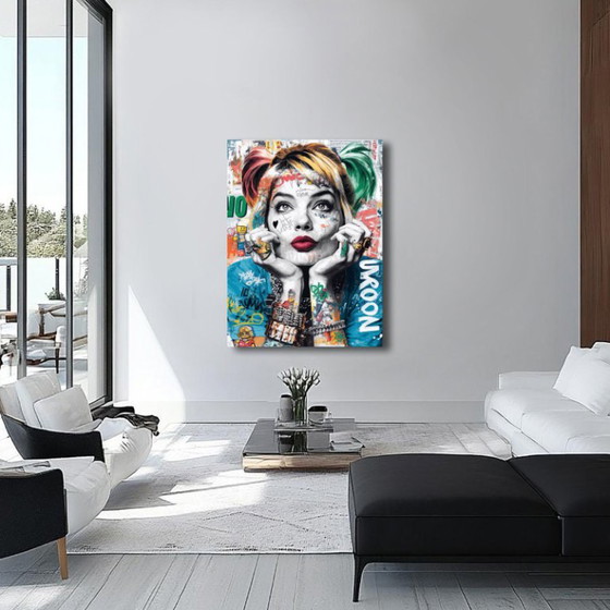 IPR GRAPH - Harley Quinn - Artist's Canvas – Lithographs & prints (photo 5 of 14)