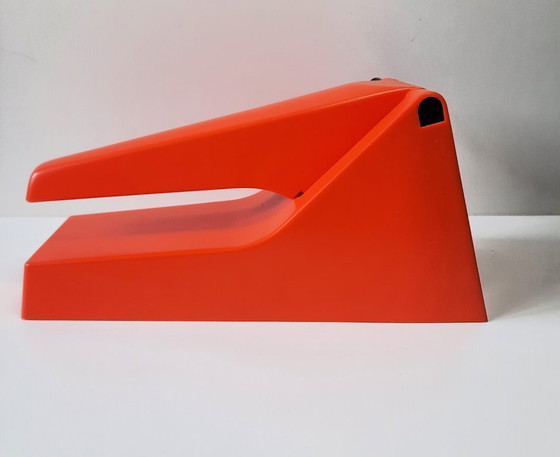 Image 1 of Coupe-frites SUSI orange iconique des années 70, style futuriste – Fabrication suisse, design vintage