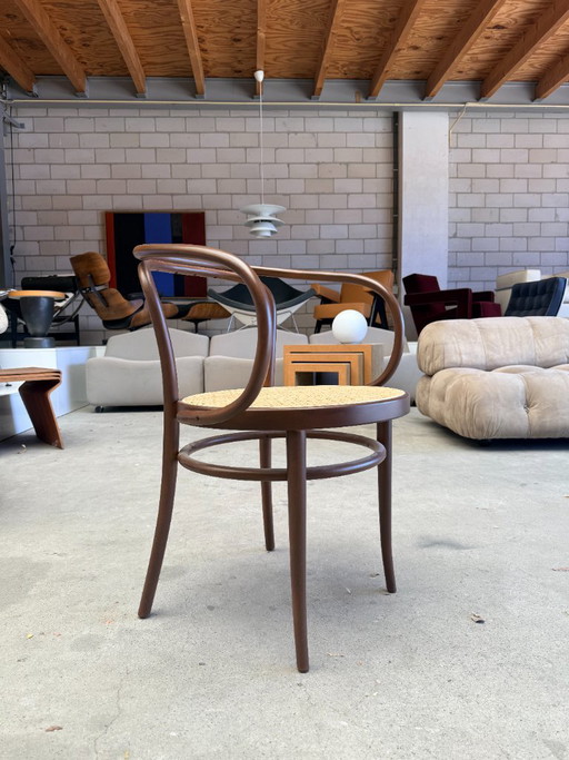 Thonet 209 Armchair – fauteuils, Rattan, Wood