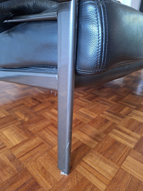 Image 1 of Design banken zwart leer