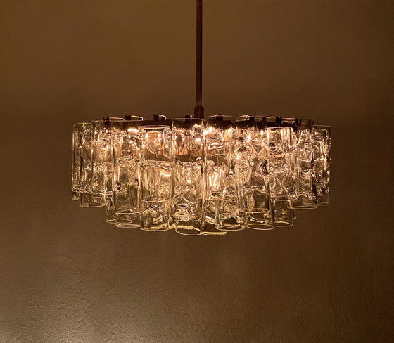 Image 1 of Suspension vintage Doria Leuchten des années 70