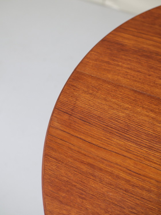 Image 1 of Extendable Dining Table Kai Kristiansen Round Teak Danish