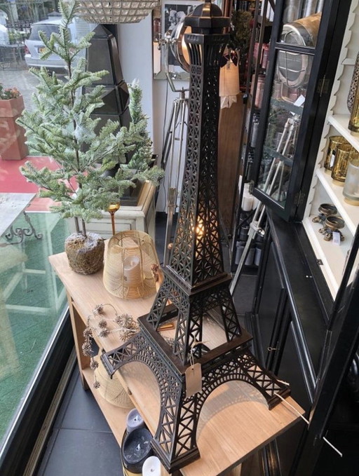 Nieuwe Tafellamp Eichholtz Eiffel XXL en finition bronze Eiffeltoren 110 hoog