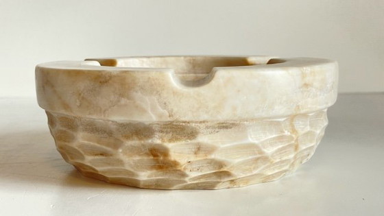 Image 1 of French Brutalist Vintage Marble Ashtray