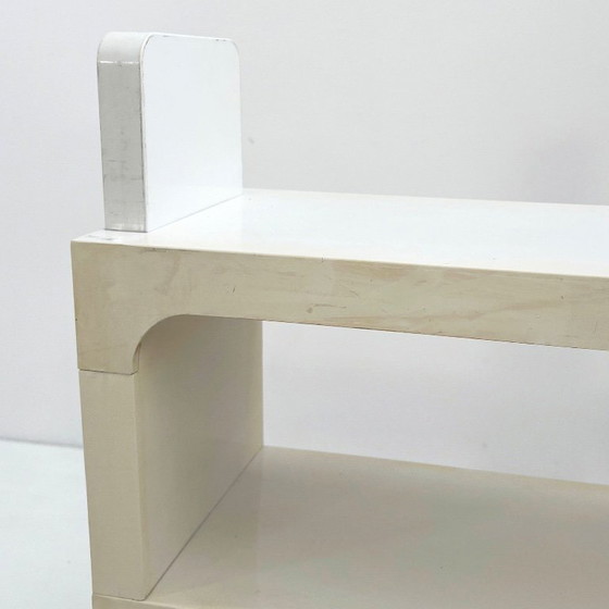 Image 1 of Witte modulaire plank van Olaf Von Bohr voor Kartell, jaren 70