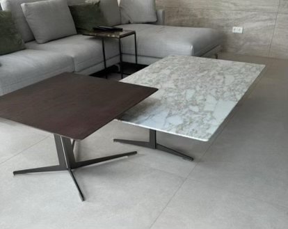 Flexform Fly Kaffeetisch 100X170Cm In Calacatta Oro