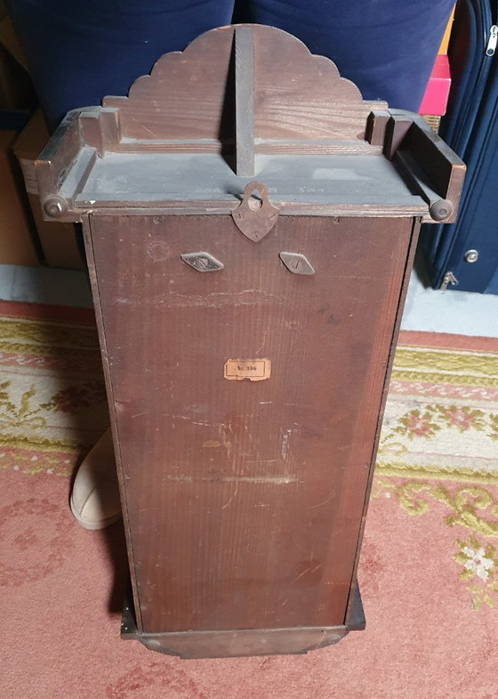 Image 1 of Vintage 1950s wall clock with manual regulator