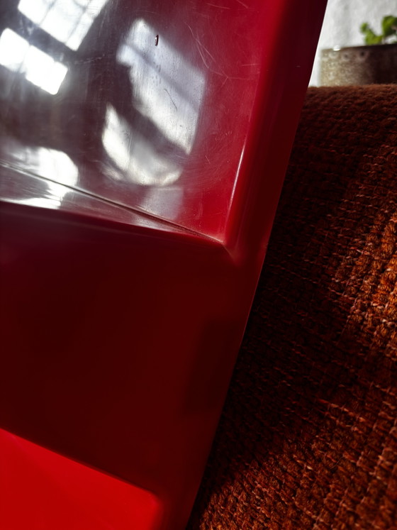 Image 1 of Niels Gammelgaard per IKEA Mensola da parete Kämpe, rossa, 1997, rarità