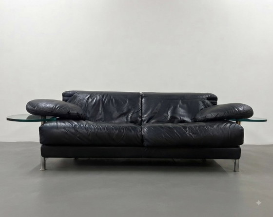 Canapé design B&B Italia Arca en cuir, design Paolo Piva – Canapés 2 places, Glass, Leather (photo 3 of 15)