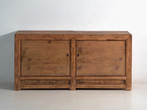Antique sideboard in pine wood – China, circa 1930 – Iron (photo 22 of 40)