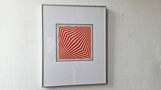 Image 1 of Serigrafia Op Art limitata di Dirk Huizer, 1976