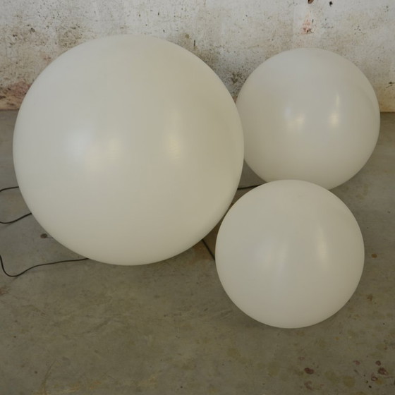 Image 1 of Ensemble de 3 lampadaires à boule Stratus