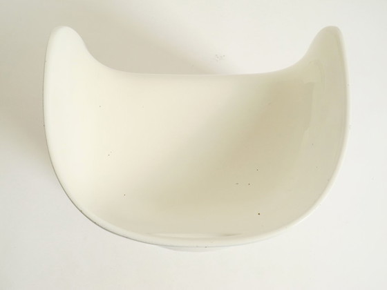 Image 1 of Very rare white stool by Winfried Staeb from the 1970s for the Form + Life Collection