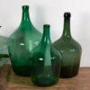 Antique green demijohns (c.1920). Set of 3 pieces #44 – Glass & Decanter, Glass (photo 9 of 10)