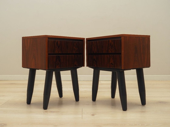 Image 1 of Set di comodini in palissandro, design danese, anni '70, produzione: Danimarca