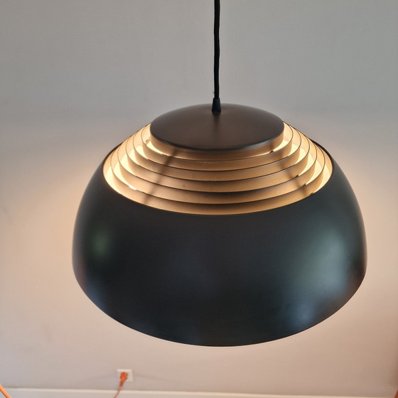 Image 1 of Vintage Louis Poulsen AJ Royal 500 Pendant Lamp - Gray/Anthracite - Ø 50 cm - Design Arne Jacobsen - Denmark