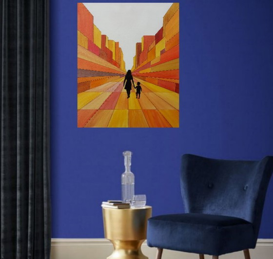 Image 1 of Passage to Elsewhere – Original painting by the artist 2Luss'Art, 12F format