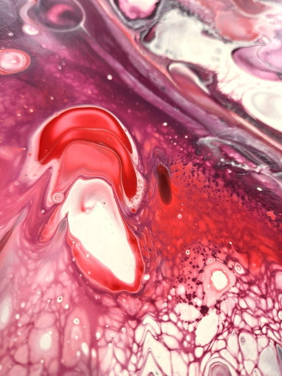 Image 1 of FRANCESCO PICCOLO (Material Fluid Abstraction - Informal). "RWP6", 2024 - Material acrylic on canvas, 35x28 cm