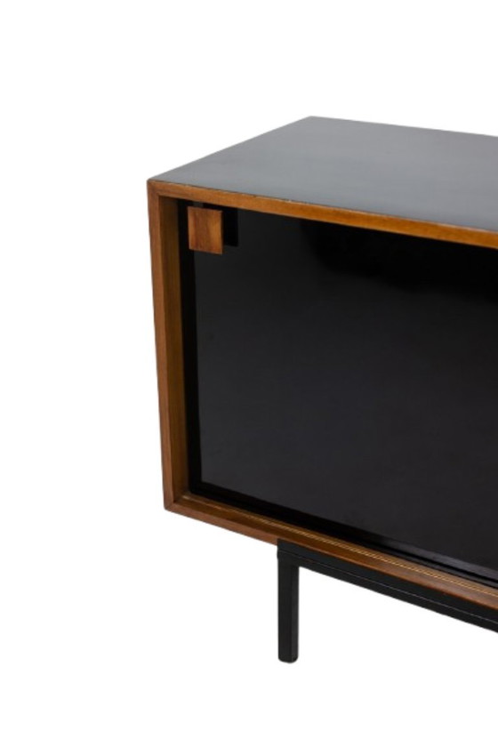 Image 1 of Bernard Marange. Teakhouten dressoir. Circa 1960.