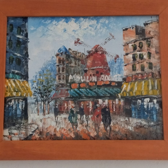 Image 1 of Dipinto del Moulin Rouge, Parigi