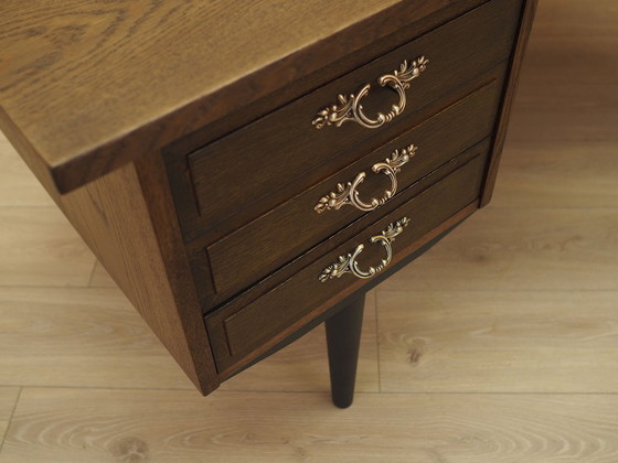 Danish Walnut Veneered Desk with Six Drawers, 1960s – Wood (photo 10 of 12)