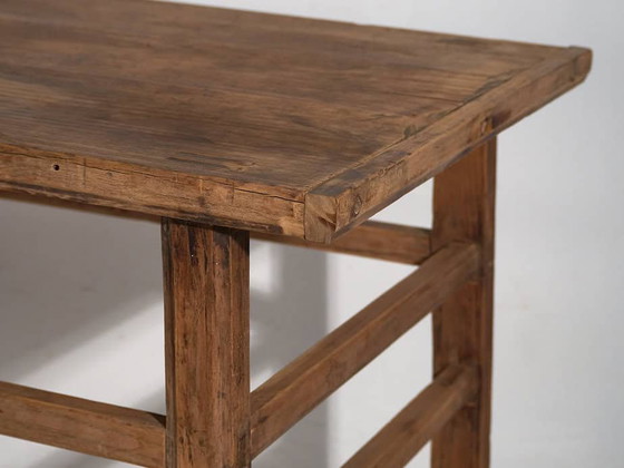 Antieke bijzettafel voor woonkamer (ca. 1920) #29, Consoles, Hout, Bruin, Rustic (foto 17 van 18)