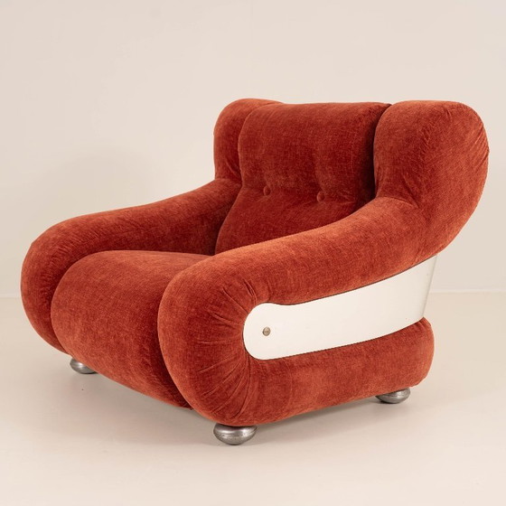 Image 1 of Re-upholstered Italian armchair