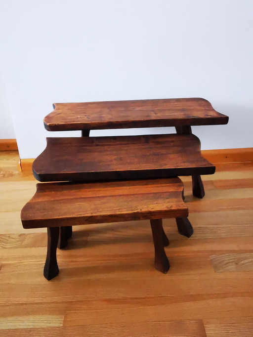 Conjunto Mimi, estilo brutalista, modelo de tronco de árbol