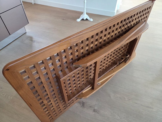 Teak bloktafel 150x75 verstelbaar/opvouwbaar – Wood (photo 9 of 9)