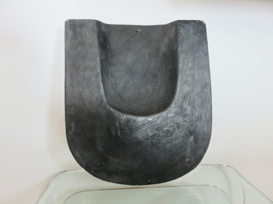 Image 1 of Masque aztèque « Laurel Burch », maya, bois peint à la main, pop art, 1980