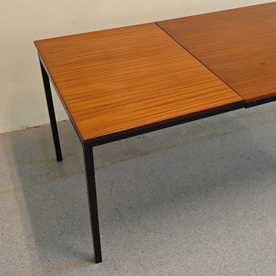 Image 1 of Vintage Gispen 3707 'Telescope' dining table