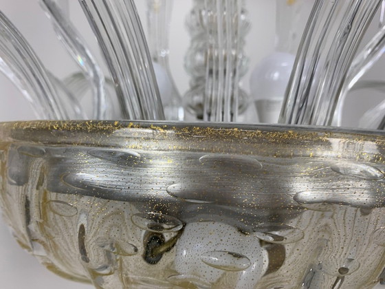 Image 1 of Seguso Vetri d'arte Kronleuchter 1940er Jahre