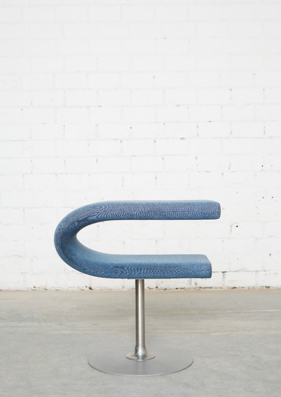 Sedia girevole "INNOVATION C" di Fredrik Mattson per Blå Station, Sedie girevoli, Tessile, Metallo, Blu (foto 4 di 15)