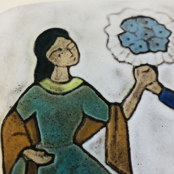 Image 1 of Dekselpot in Namur keramiek van Yvette Manoy