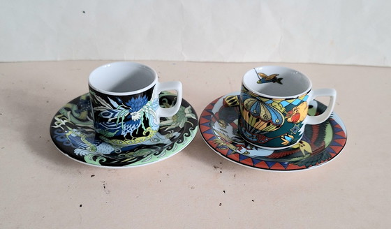 Image 1 of Bopla! Langenthal Swiss 2 demaste/espresso cups and saucers.