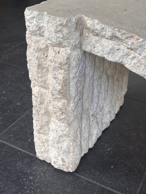 Image 1 of Tavolino da caffè vintage in pietra Mactan degli anni '80