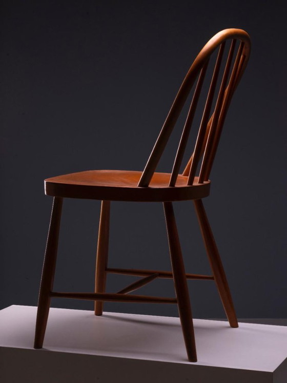 Image 1 of Set van vier eetkamerstoelen, jaren 60-70